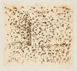 You Yangs Landscape Number 1 by Fred Williams, 1963-1964, etching, drypoint and mezzotint on paper, sold Feb 2024
