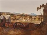 Ruined Homestead by Ray Crooke, c.1970s, oil on canvas on board, offered Sep 2024