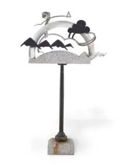 Once Upon A Time by Anthony Pryor, c.1982, granite, steel and paint, offered Sep 2024