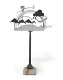 Once Upon A Time by Anthony Pryor, c.1982, granite, steel and paint, offered Sep 2024