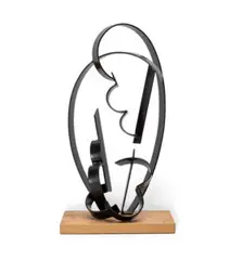 Avebury by Lenton Parr, 2002, powder coated steel, sold Sep 2024