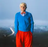 David Hockney, Los Angeles by Annie Leibovitz, 1983, archival pigment print, sold May 2025