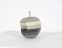 Apple 2001 B/W by Ricky Swallow, 2001, cast pigmented resin, sold May 2025