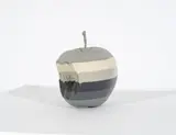 Apple 2001 B/W by Ricky Swallow, 2001, cast pigmented resin, sold May 2025
