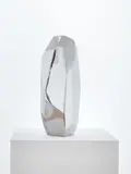 Rockstone50 by Arik Levy, 2015, mirror polished stainless steel, offered May 2025