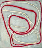 Glide by Ildiko Kovacs, 2002, oil on plywood, offered May 2025