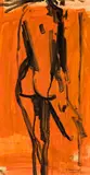 Life Drawing by Guy Grey-Smith, 1965, oil on paper on pulpboard, sold Jun 2025