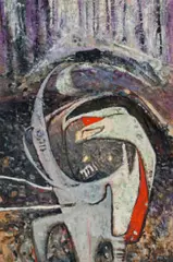 The Winter Of My Discontent by Clifton Pugh, 1980, oil and enamel on composition board, offered Jun 2025