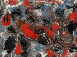 Matter Painting by Ralph Balson, 1961, enamel on composition board, offered Jun 2025