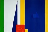 Who’S Afraid Of Red, Yellow, Blue And Green by Robert Jacks, 1987, oil on canvas, sold Oct 2024