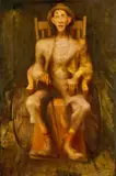 The inmate by Eric Wilson, 1944, oil on board, sold Oct 2025