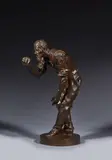 Joueur de boules Modèle créé en 1891 by Joseph Antoine Bernard, Bronze à patine brune, sold Oct 2024