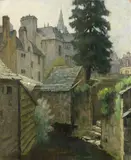 Maison à Valognes by Maurice Pigeon, Aquarelle gouachée, sold Apr 2023