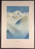 Le toit de la France, Mont-Blanc by Samivel -Paul Gayet-Tancrede, Affiche, sold Nov 2023