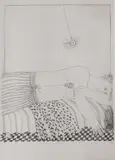 Le bel Adonis by Alexandre Fassianos, 1970, Lithographie, sold Oct 2023