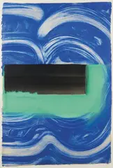 Moroccan Door » by Howard Hodgkin, 1991, Lithographie en couleurs, sold Oct 2023