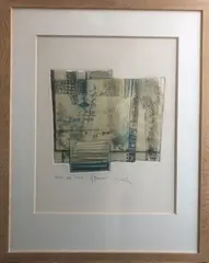 Composition by Mohamed Bennani, Lithographie, sold Sep 2023