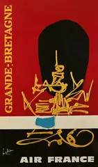 Air France, Grande Bretagne by Georges Mathieu, Affiche, sold Apr 2024