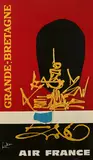 Air France, Grande Bretagne by Georges Mathieu, Affiche, sold Apr 2024