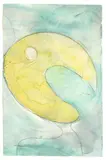 TÊTE LUNE by Jean Arp, 1965, Aquarelle et crayon sur papier signé du cachet de la signature au dos sur une étiquette, sold May 2020
