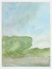 SANS TITRE by Josef Šíma, 1960, Gouache sur papier signé et daté en bas à gauche, sold May 2020