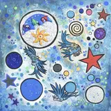 LES MERS VEILLENT N° 1 by Federica Matta, 2004, Acrylique et collage sur toile, sold May 2020