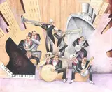 SANS TITRE, VERS 1925 by Paul Colin, Gouache et crayon sur papier signé en bas à droite, sold May 2020