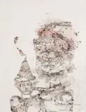 SANS TITRE by Sakti Burman, Aquarelle sur papier signé en bas à droite, sold May 2020