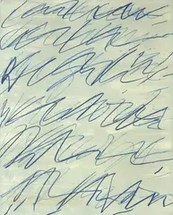 ROMAN NOTES I by Cy Twombly, 1970, Lithographie offset en couleurs signée et numérotée, sold May 2020