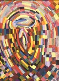 SANS TITRE by Jeanne Kosnick-Kloss, 1959, Gouache sur papier monogrammé en bas à droite, contresigné, sold May 2020