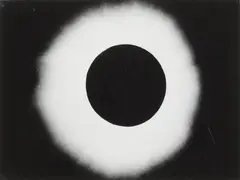 Couronne solaire, éclipse totale by Serge de Sazo, 1961, Epreuve argentique d'époque crédité et légendé au verso Vintage gelatin silver print credi, sold Nov 2019