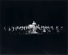 Marina ABRAMOVIC (Serbe, née en 1946) The composer, Berne by Marina Abramović, 2002, Tirage chromogénique noir et blanc n°3/7 Chromogenic print in black and white n°3/7, sold Nov 2019