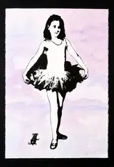 Sweat dream by Blek le Rat, Technique mixte, pochoir et aquarelle sur papier, sold Oct 2019