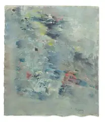 Sans titre by Camille Bryen, 1962, Gouache sur papier, sold Mar 2025