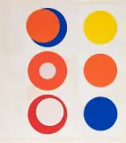 Sans titre, circa 1965 by Geneviève Claisse, Gouache sur papier, sold Mar 2025
