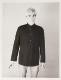 2 photographies : - Portrait de Andy Warhol (1928-1987), Pékin, Chine, Asie. Circa 1982 by Christopher Makos, Photographie : impression en noir et blanc postérieure (circa, sold Mar 2025