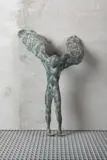 L'envol by Kyriakos Kambadakis, Epreuve en bronze patiné vert fixé par deux tiges sur une base métallique Dim statue :, sold Mar 2025