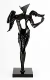 L'Ange surréaliste" by Salvador Dalí, 1983, Bronze à patine noir, sold Mar 2025