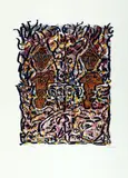 Deux Totems" by Jean Paul Riopelle, 1980, Lithographie, sold Mar 2025
