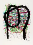 L'indien" (1972) Série "Parler de corde by Jean Paul Riopelle, Lithographie, sold Mar 2025