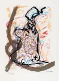 Teddy" (1972) Série "Parler de corde by Jean Paul Riopelle, Lithographie, sold Mar 2025
