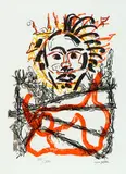 Galarneau" (1972) Série "Parler de corde by Jean Paul Riopelle, Lithographie, sold Mar 2025