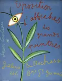 Exposition d'affiches des grandes peintres - Galerie Bellechasse by Jean Cocteau, 1959, Lithographie Imprimé chez Mourlot, Paris, sold Feb 2025
