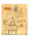 Sans titre by Saul Steinberg, 1950, Encre, gouache, crayon et collage sur papier, sold Dec 2019