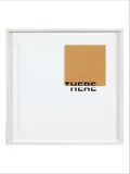 T/HERE by Peter Downsbrough, 2005, Papier kraft, lettres adhésives et crayon sur papier, sold Dec 2019