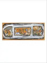 Composition by Jacques Doucet, Collage et gouache sur papier, sold Dec 2019
