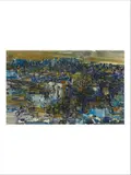 Composition by Gérard Altmann, 1928, Aquarelle sur papier, sold Dec 2019