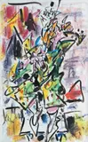 LE VIOLONISTE by Gen Paul, Technique mixte: encre de Chine, pastel et rehauts de gouache signée en bas à gauche, sold Nov 2013