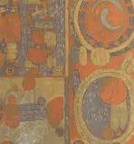 Composition abstraite by Pierre Louis Maurice Courtin, Lithographie sur papier, sold Mar 2026