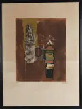 Composition géométrique by Johnny Friedlander, Lithographie sur papier, sold Mar 2026
